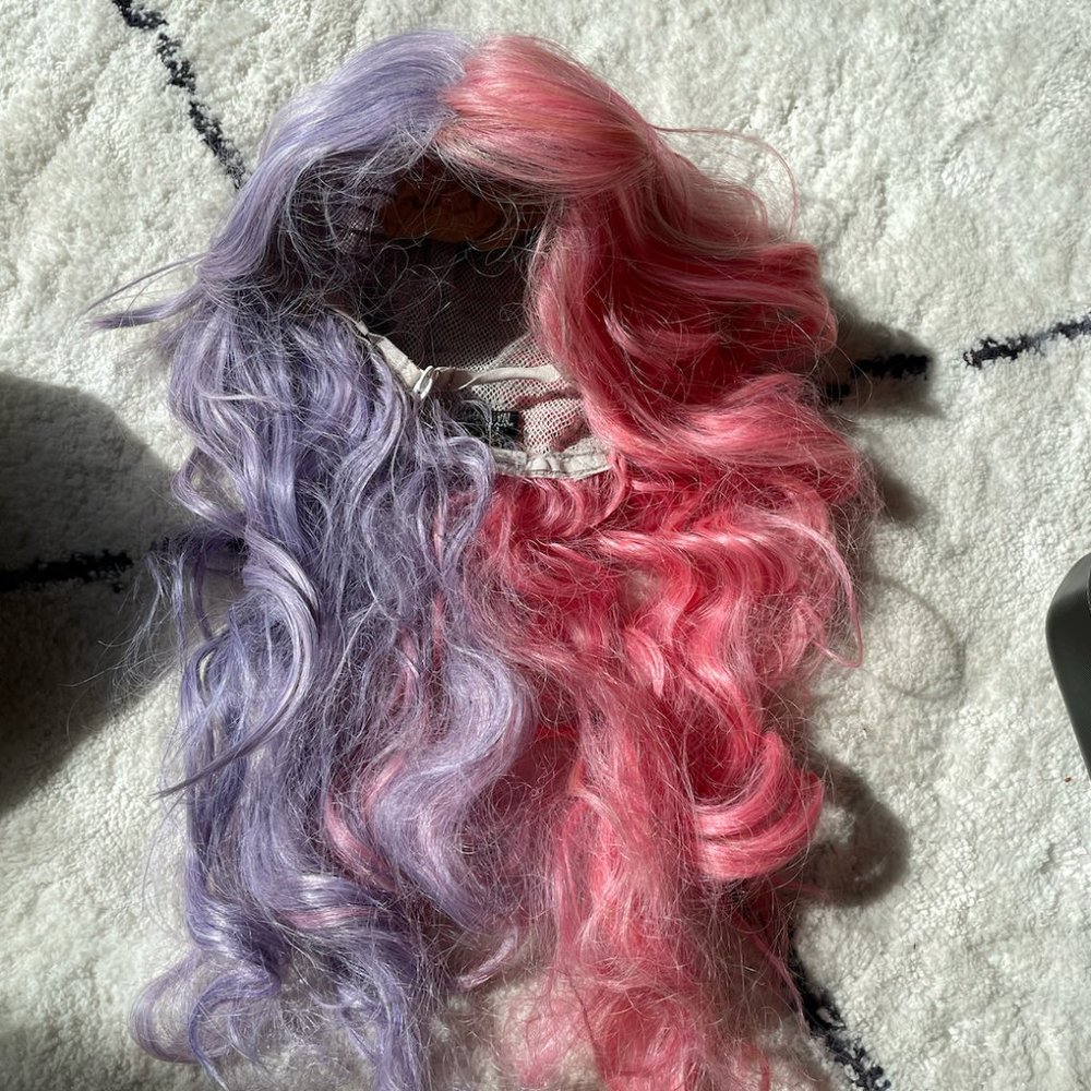 Motown Tress - Half Lavendar Half Pink Wig
